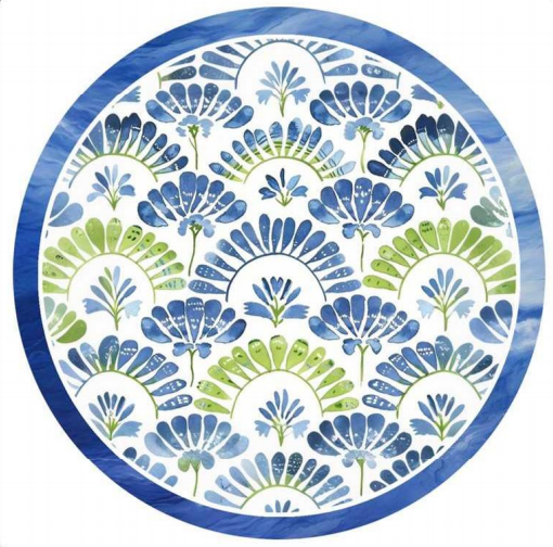 3D-Textured-Art Nouveau Coaster