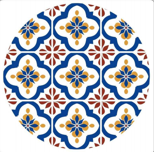 3D-Textured-Art Nouveau Coaster