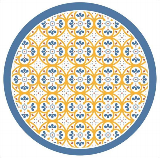 3D-Textured-Art Nouveau Coaster