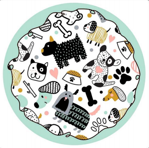 3D-Textured-Pet Coaster