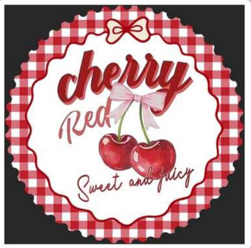3D-Textured- Cherry Coaster
