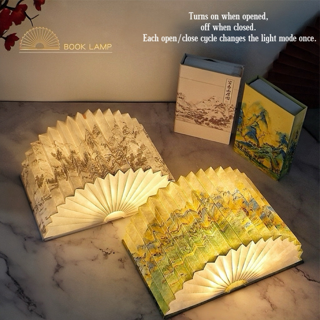 Creative Folding Book Lamp