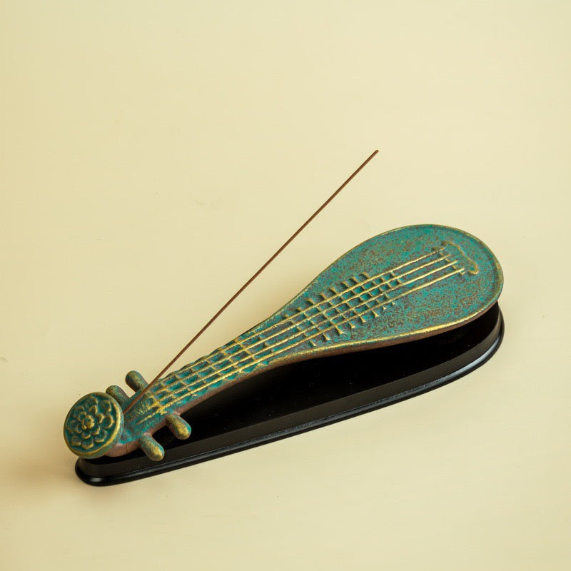 Dunhuang Flying Apsaras Pipa Incense Holder