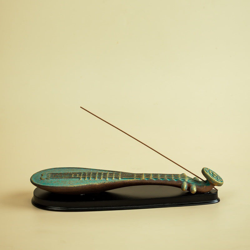 Dunhuang Flying Apsaras Pipa Incense Holder