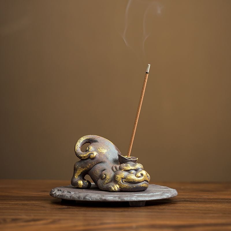 Dunhuang Pixiu Mythical Beast Incense Holder