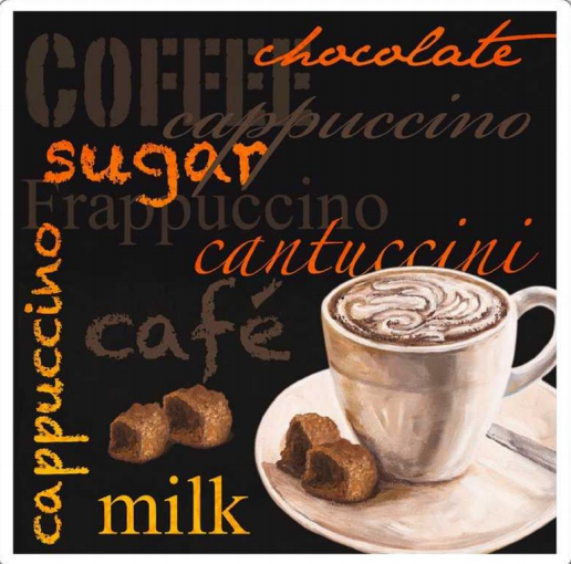 Flat Coaster-Coffee