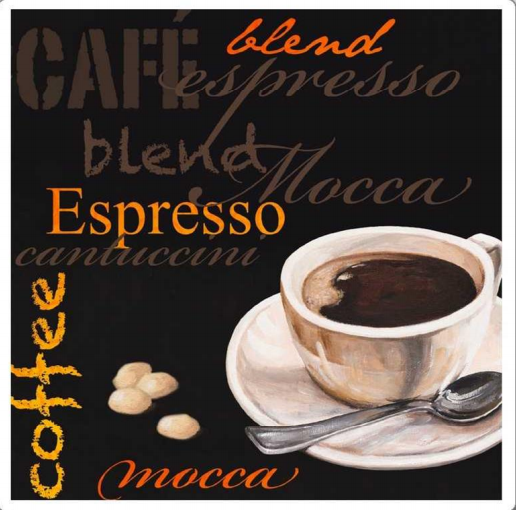 Flat Coaster-Coffee