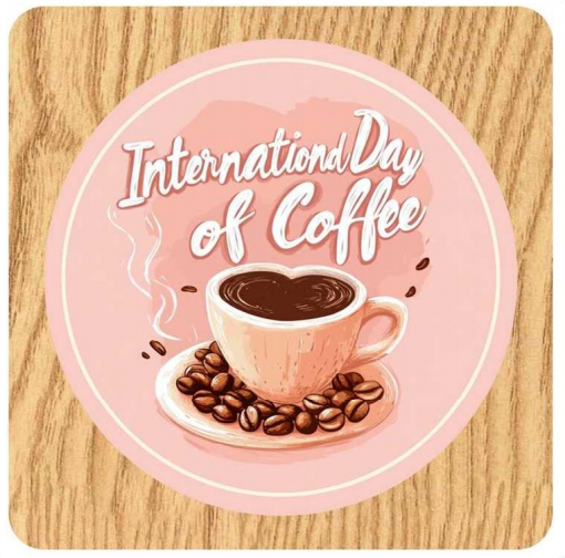 Flat Coaster-Coffee