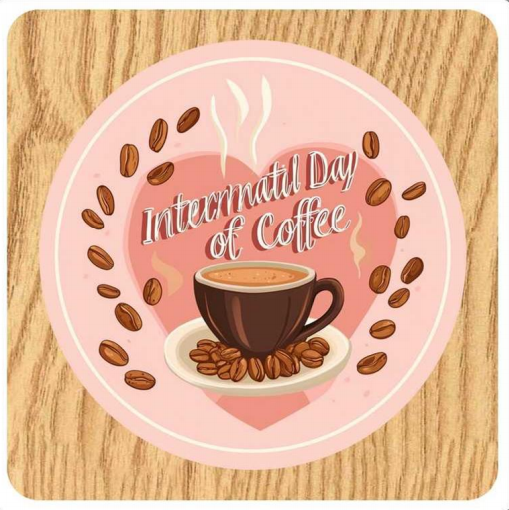Flat Coaster-Coffee