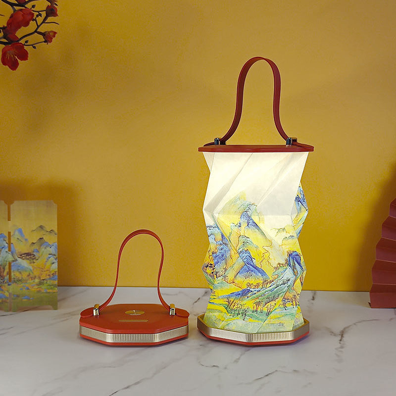 Origami Lamp with Handle