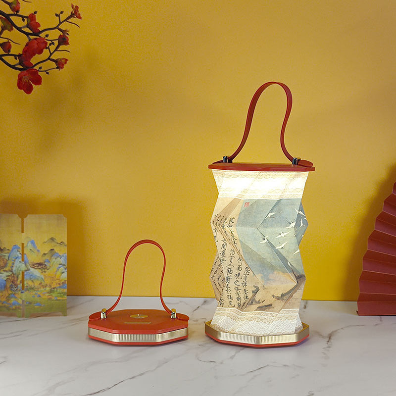 Origami Lamp with Handle