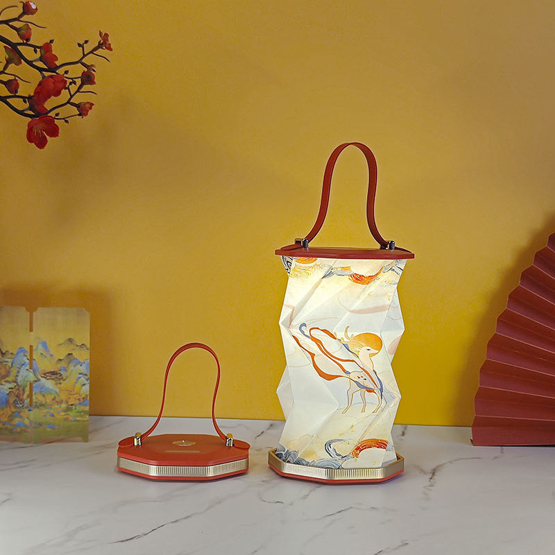 Origami Lamp with Handle