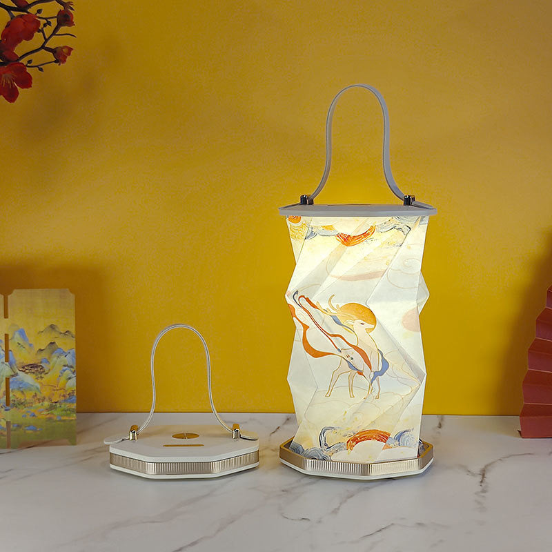 Origami Lamp with Handle