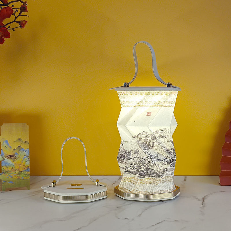 Origami Lamp with Handle