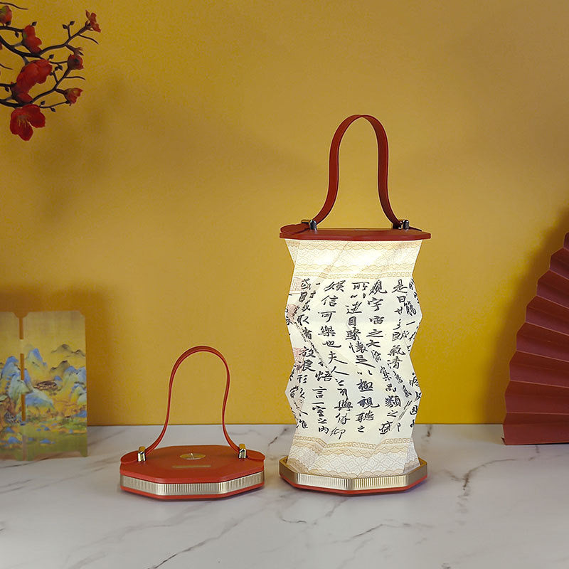 Origami Lamp with Handle