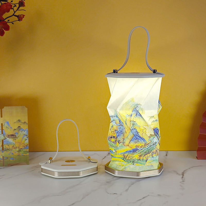 Origami Lamp with Handle