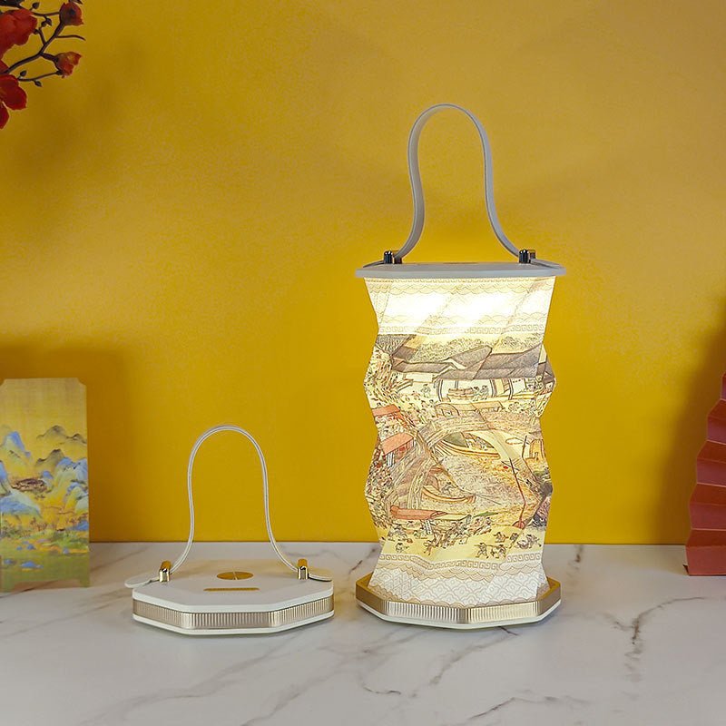 Origami Lamp with Handle