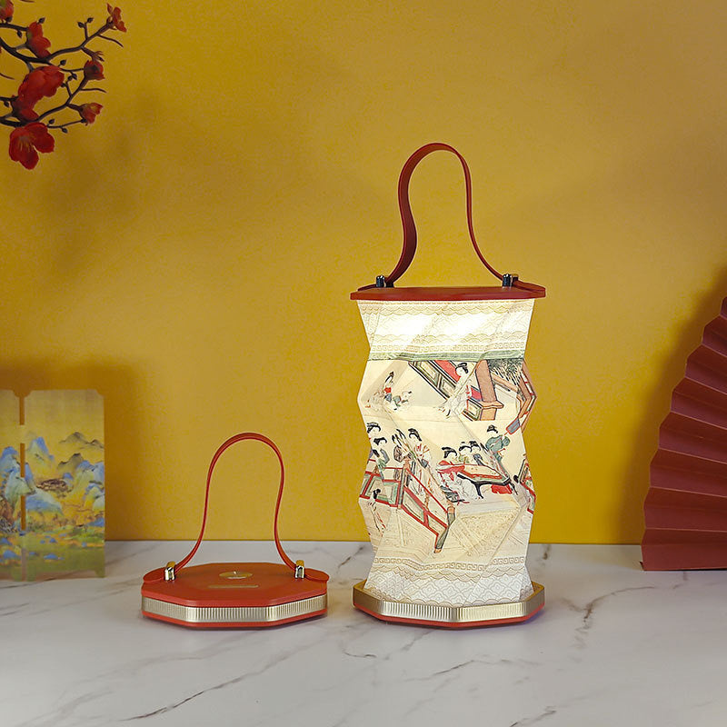 Origami Lamp with Handle