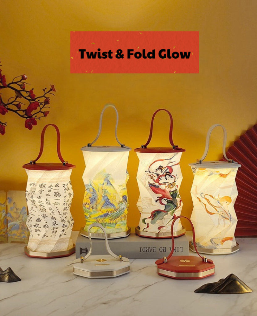 Origami Lamp with Handle